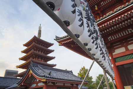 Sensoji Temple, Asakusa, Tokyo, Japanのeditorial素材