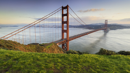 Golden Gate Bridge, San Francisco, California, USAの写真素材