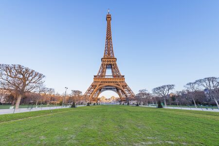 Eiffel Tower in Paris, Franceの写真素材