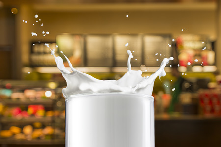 Milk Splashの写真素材