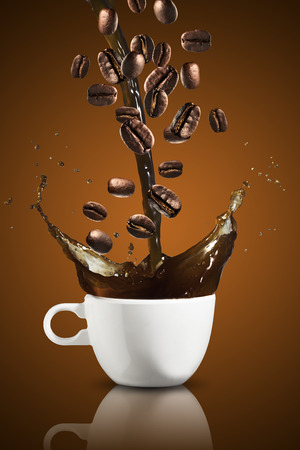 Coffee Splashの写真素材