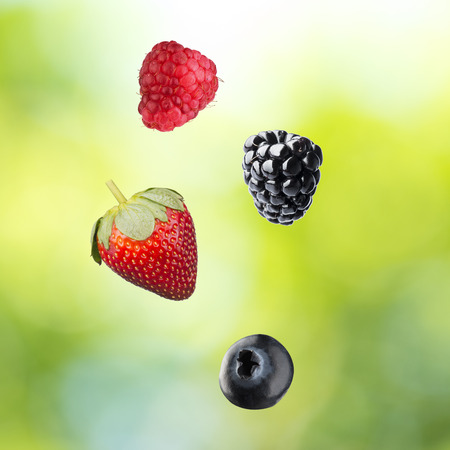 Falling Berriesの写真素材