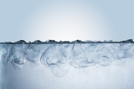 Ice Cubes in Cold Waterの写真素材
