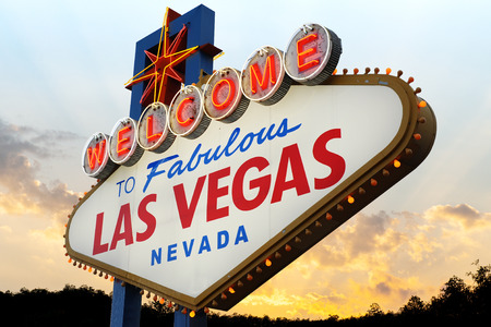 Welcome to Las Vegas Signの写真素材