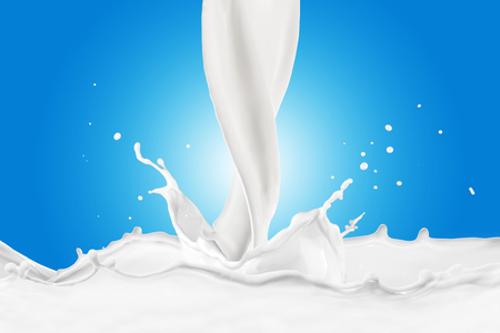 Milk Splashの写真素材