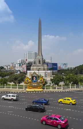 Bangkok, Thailand, AUG 25-2016: Victory Monument capital of Thailandのeditorial素材