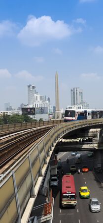 Bangkok, Thailand, AUG 25-2016: Victory Monument capital of Thailandのeditorial素材