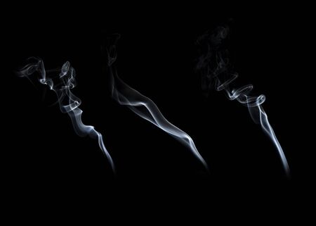 set of smokeの写真素材