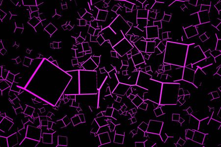 Abstract background lowpolygon digital image with multi color for wall paper or  technology background,3d rendering.の写真素材