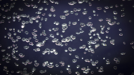 Background of under sea scape with air bubble and sun liight ray.Marine ,scuba,save the naturala...