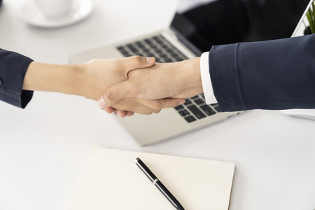 Businessman shaking hands.Business,meeting,negotiating,good deal,success,agreement concept.の写真素材
