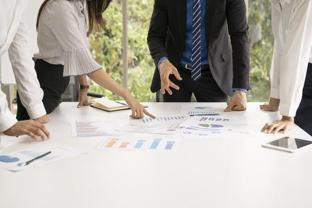 Entrepreneurs and business people conference in modern meeting room,business concept.の写真素材