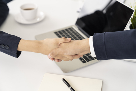 Businessman shaking hands.Business,meeting,negotiating,good deal,success,agreement concept.の写真素材