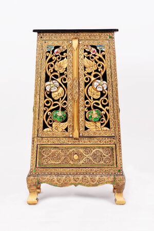 Cabinet Thailand style Is a unique Thai style boxの写真素材