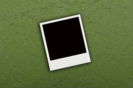 Photo on green mulberry paperの写真素材