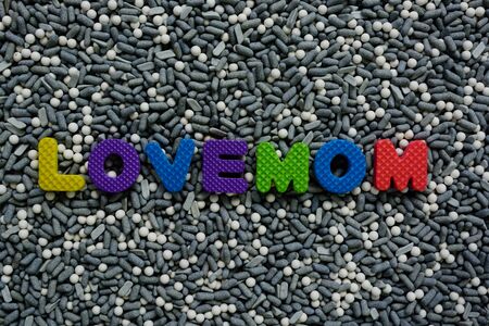 Love my mom Conceptの写真素材