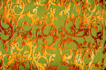 Texture of Vines on the fabric