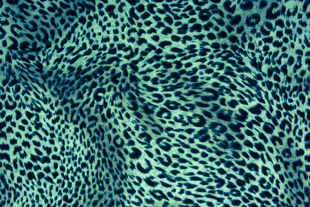 texture of print fabric striped leopard for background