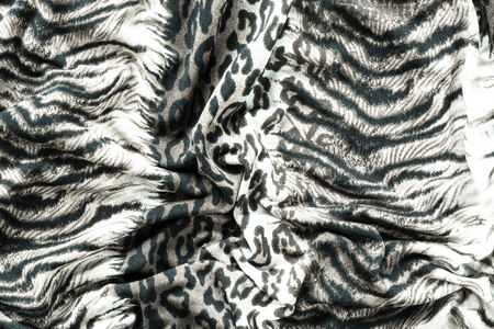 Tiger textile piece of clothesの写真素材