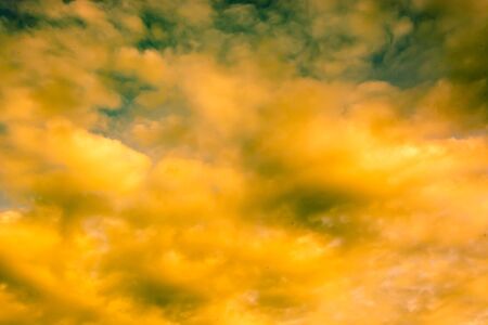 Beautiful strange colored skyの写真素材