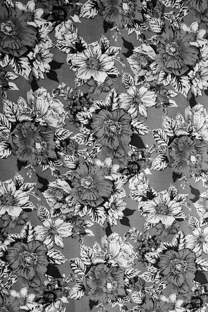 Vintage floral fabricの写真素材