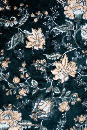 textured fabric  of flower vintage style