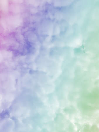 Clouds in the sky, pastel colors. Abstract background.の写真素材