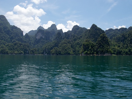 Clound, Sky, Mountain and Ratchapapa Dam, Thailand