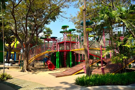 Bangkok, Thailand - January 20, 2015 Playground at The Children Museum, which free service. Open Tuesday to Sunday 10.00 am  - 6 pm.のeditorial素材