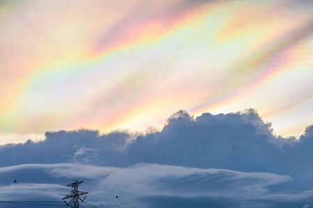 The moment of beautiful skyの写真素材