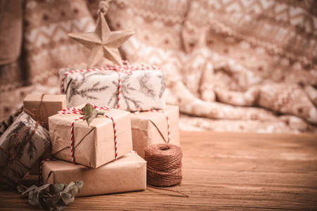 Christmas and New Year decorationの写真素材