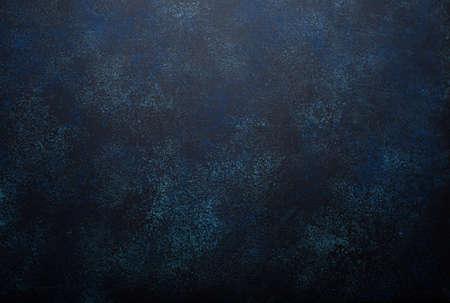 Dark blue abstract rustic concrete blank background or backdrop copy spaceの写真素材