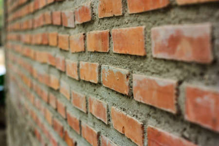 the brick wall texture backgroundの写真素材