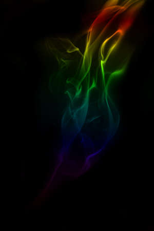 colorful smoke and wave backgroundの写真素材