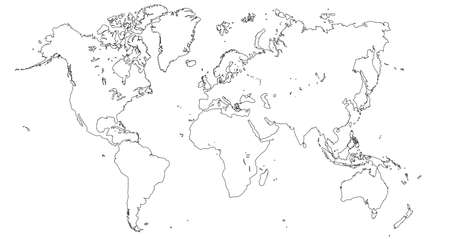 creation of the world mapの写真素材