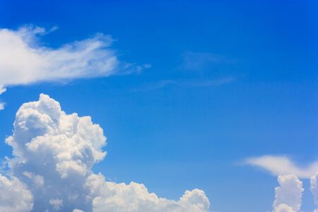 white cloud and blue skyの写真素材