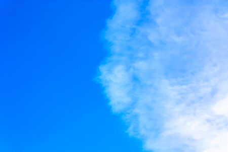 white cloud and blue skyの写真素材