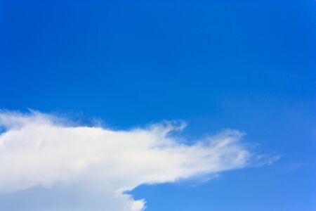 white cloud and blue skyの写真素材
