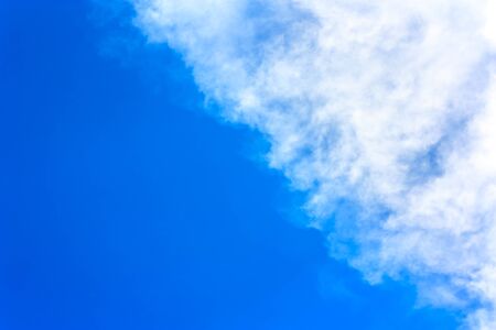 white cloud and blue skyの写真素材