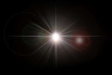 Abstract  lighting flare background