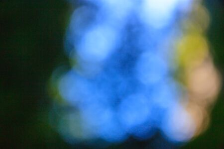 defocused bokeh light from tree backgroundの写真素材