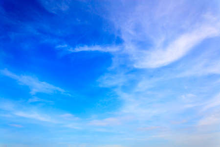 white cloud and blue sky on sunny dayの写真素材