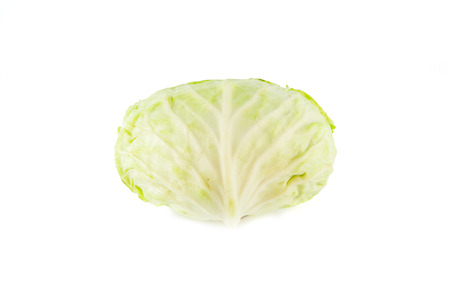 cabbage on white backgroundの写真素材