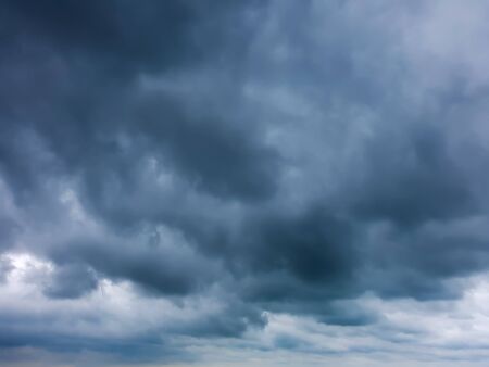dark cloud on rainy dayの写真素材