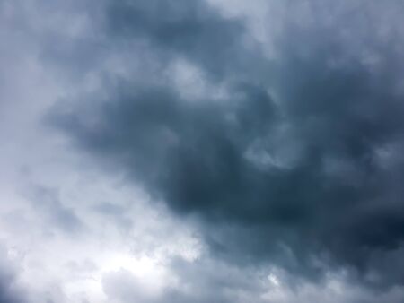 dark cloud on rainy dayの写真素材