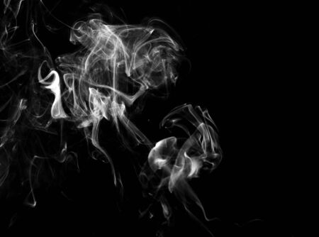 black and white smoke  wave abstract backgroundの写真素材