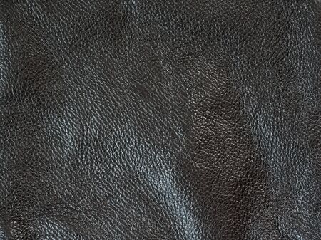 Smooth seamless texture Leather. Black color. Close upの写真素材