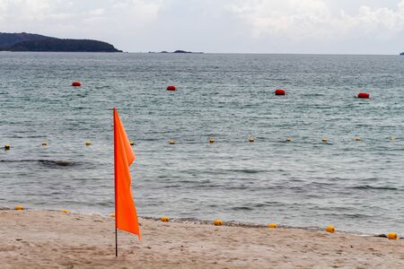 buoyancy on the beachの写真素材