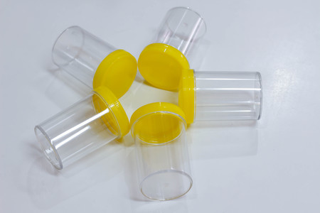sterile container for urine sample