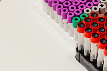 blood collection tubesの写真素材